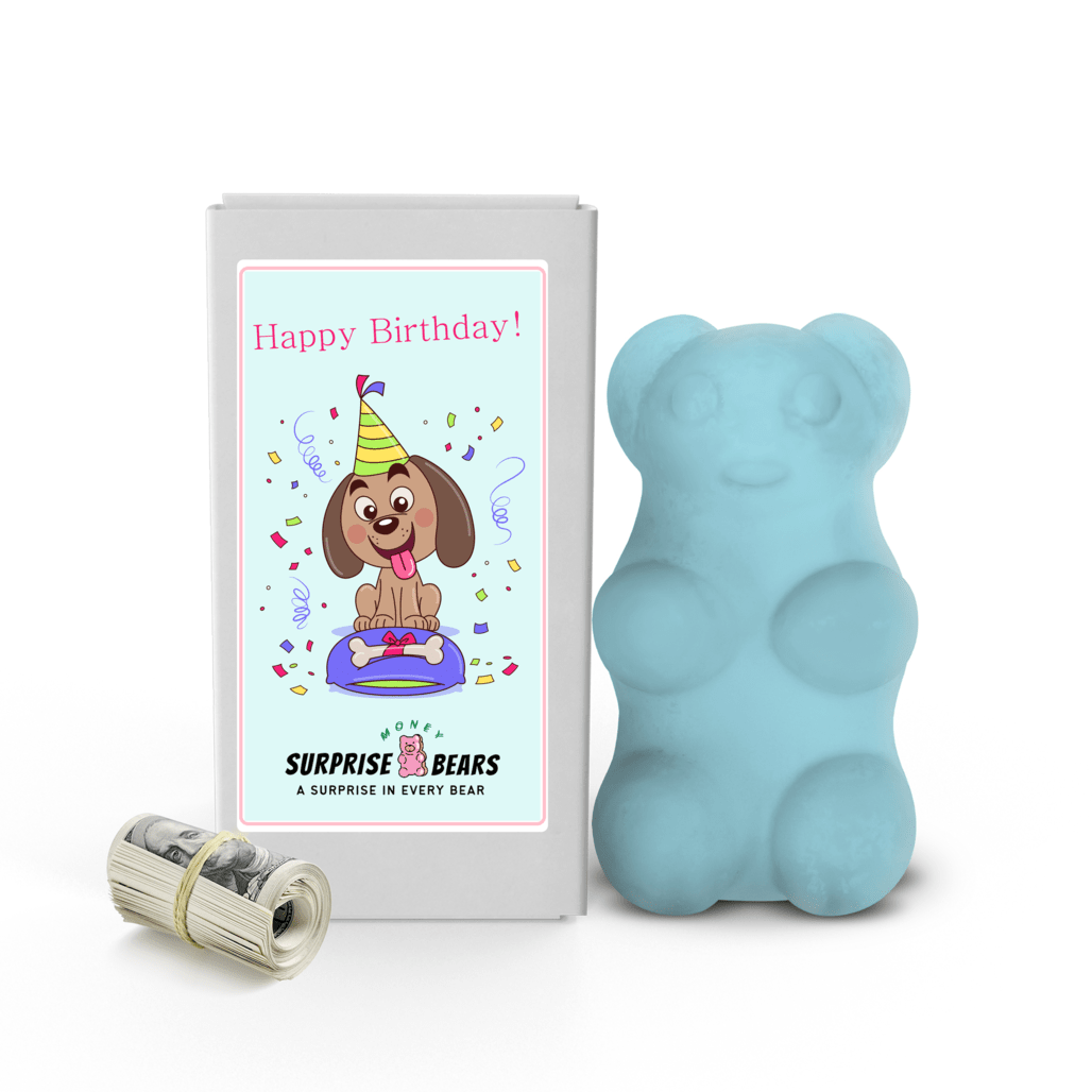 Happy Birthday Cash Surprise Blue Bears
