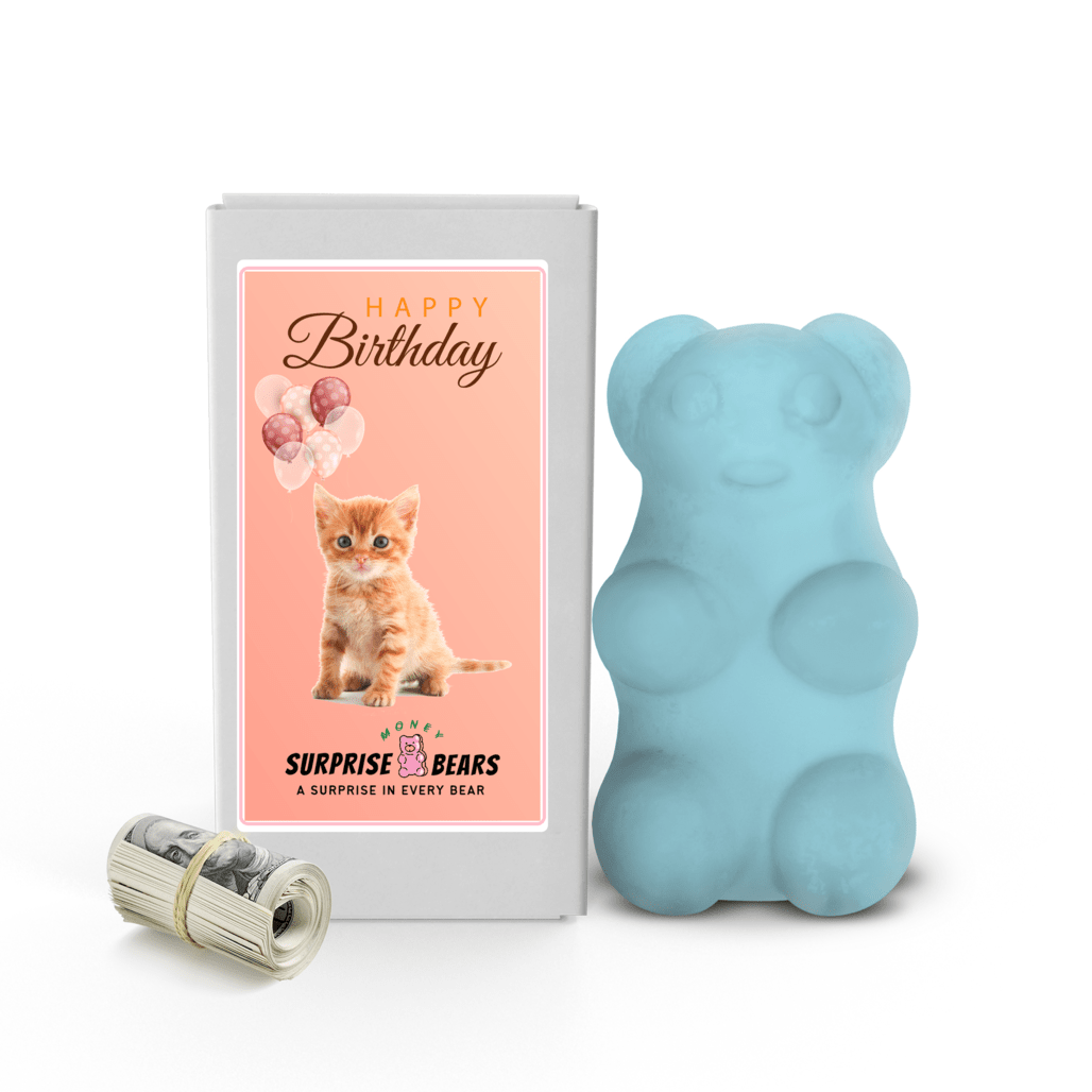 Happy Birthday Cash Surprise Blue Bears