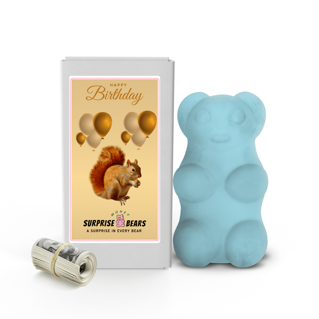 Happy Birthday Cash Surprise Blue Bears