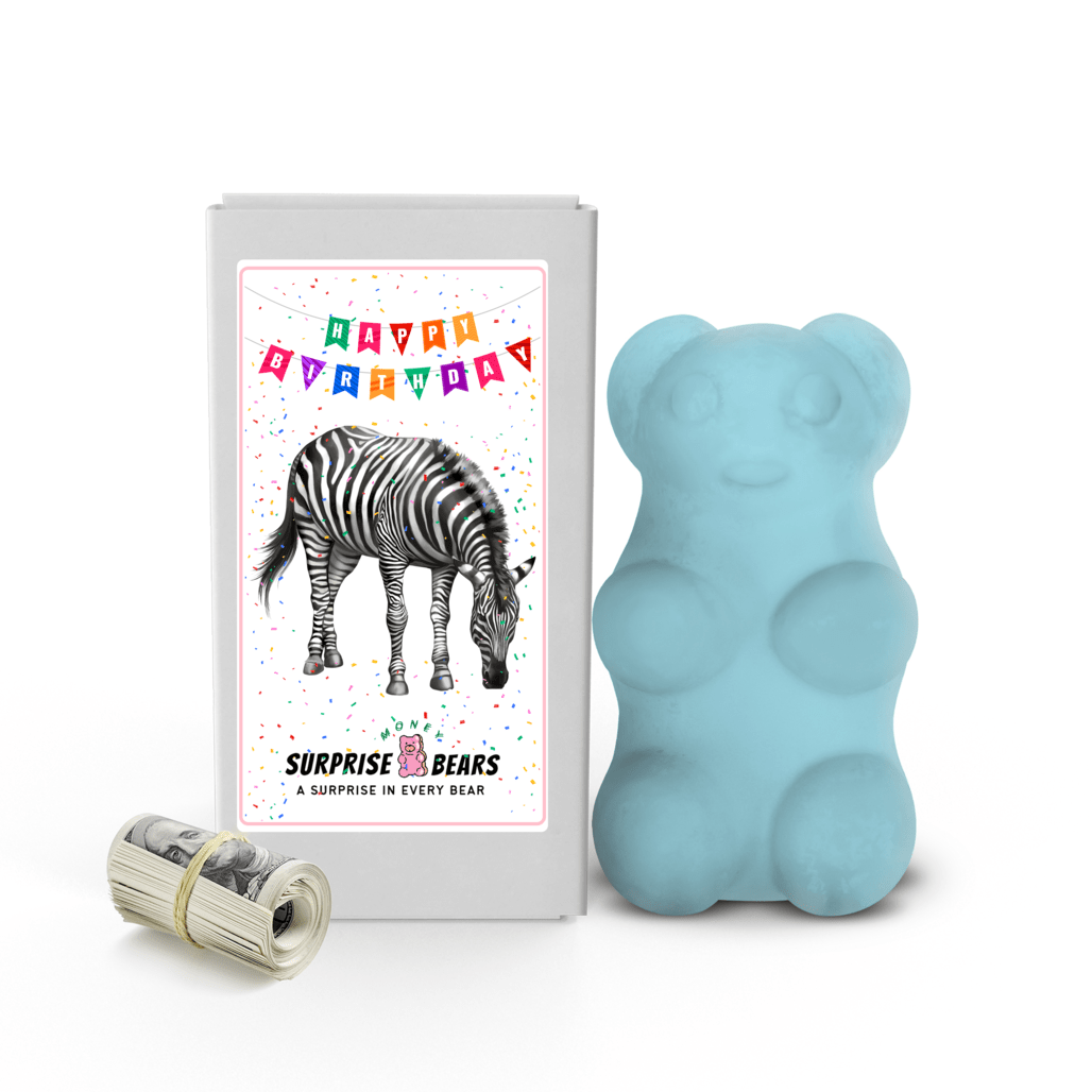 Happy Birthday Cash Surprise Blue Bears