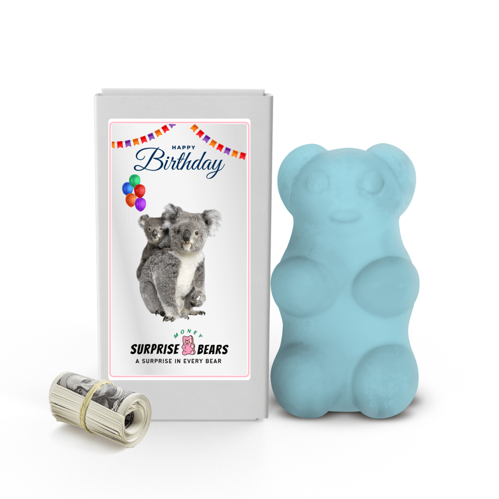 Happy Birthday Cash Surprise Blue Bears