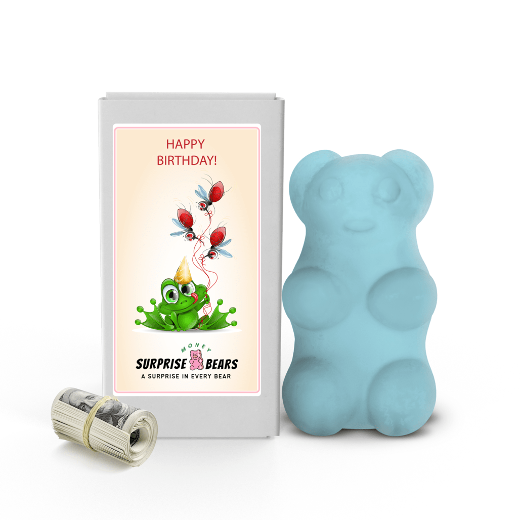 Happy Birthday Cash Surprise Blue Bears
