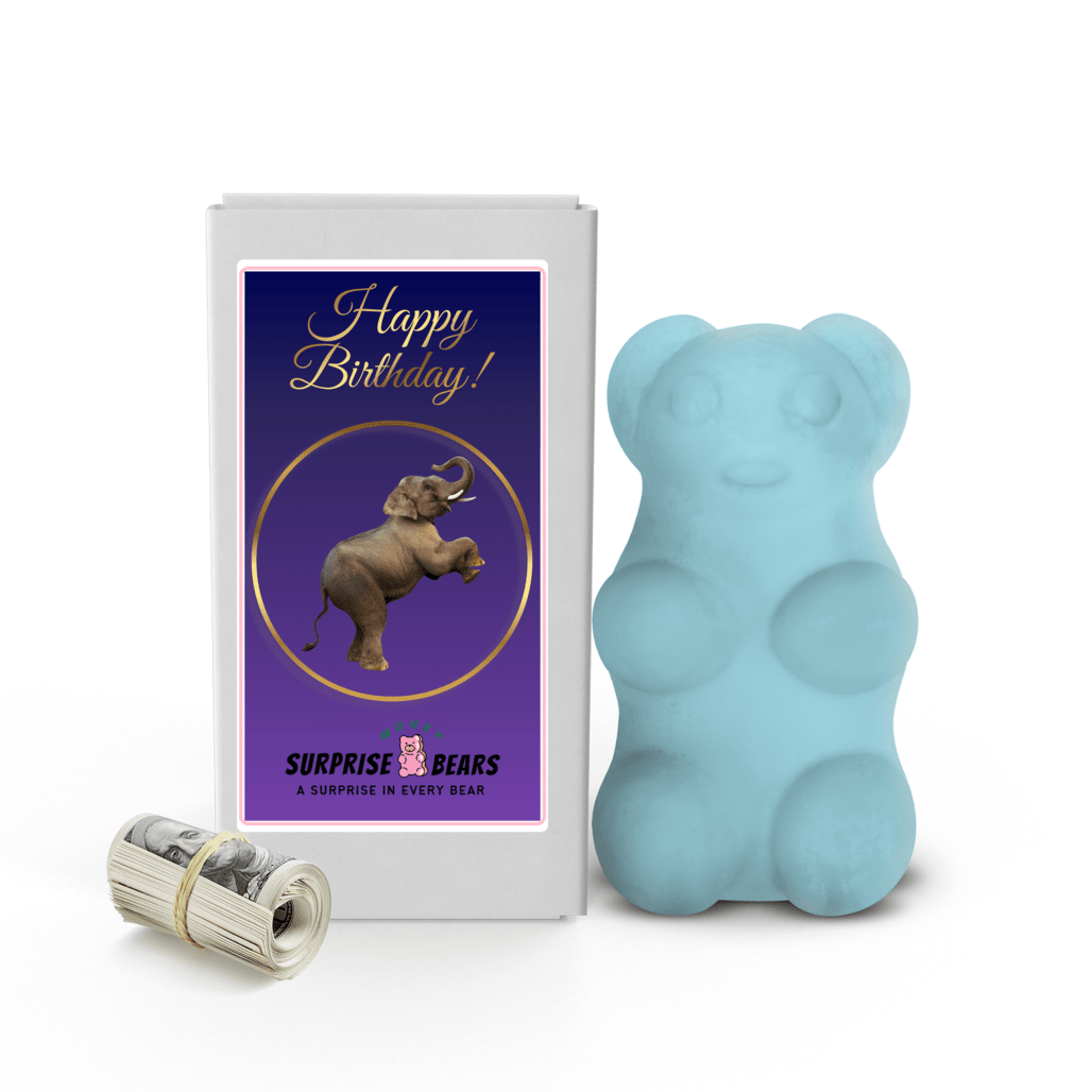 Happy Birthday Cash Surprise Blue Bears