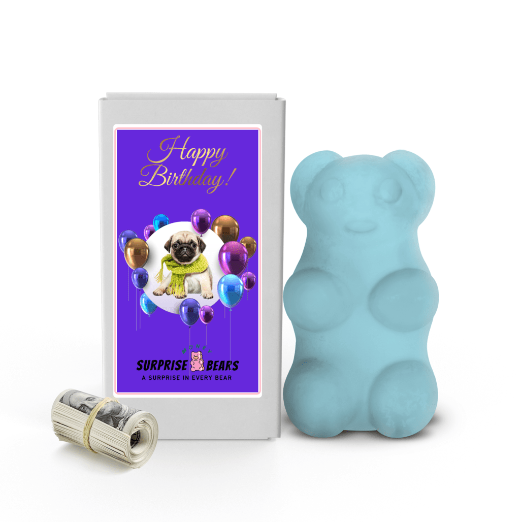 Happy Birthday Cash Surprise Blue Bears