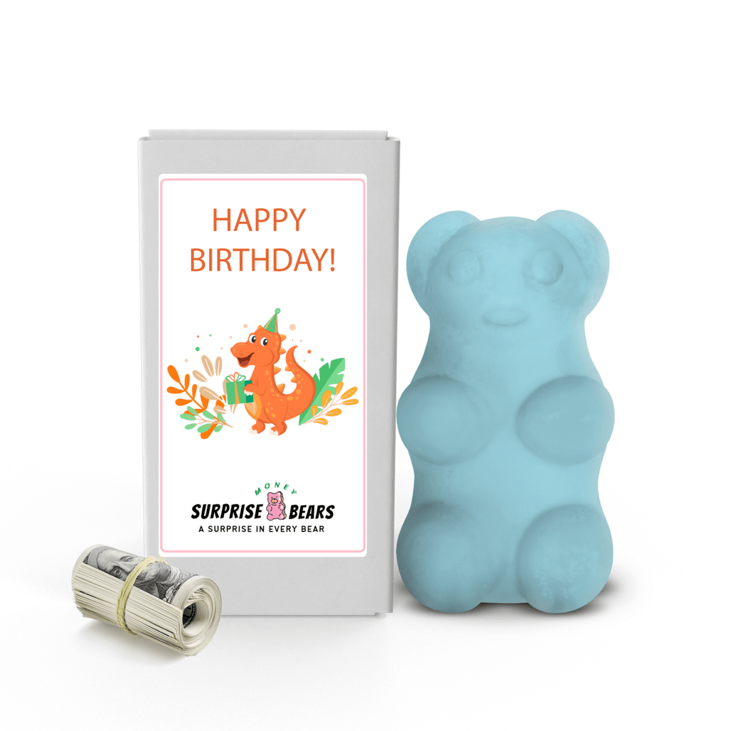 Happy Birthday Cash Surprise Blue Bears