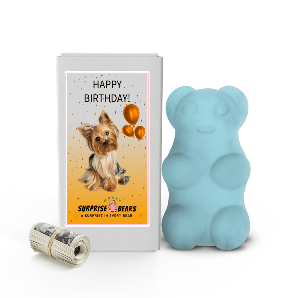 Happy Birthday Cash Surprise Blue Bears