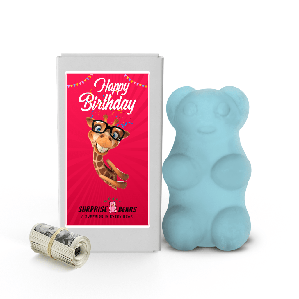 Happy Birthday Cash Surprise Blue Bears