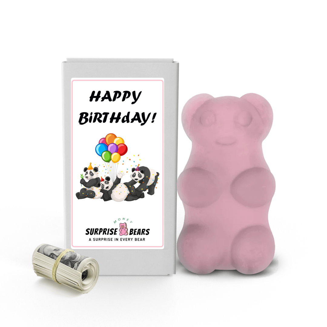Happy Birthday Cash Surprise Bear