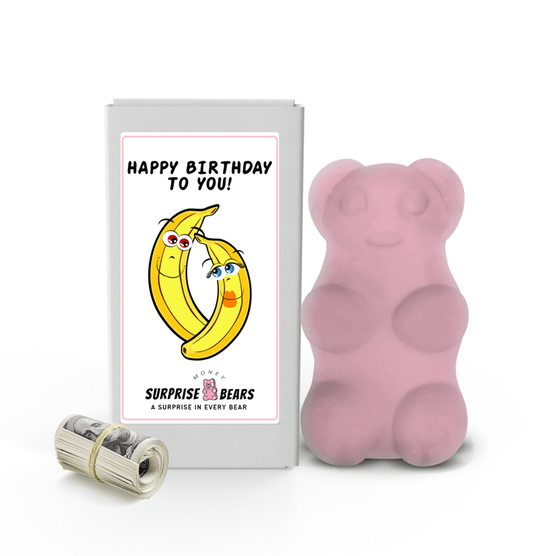 Happy Birthday  to You! Cash Surprise Bear