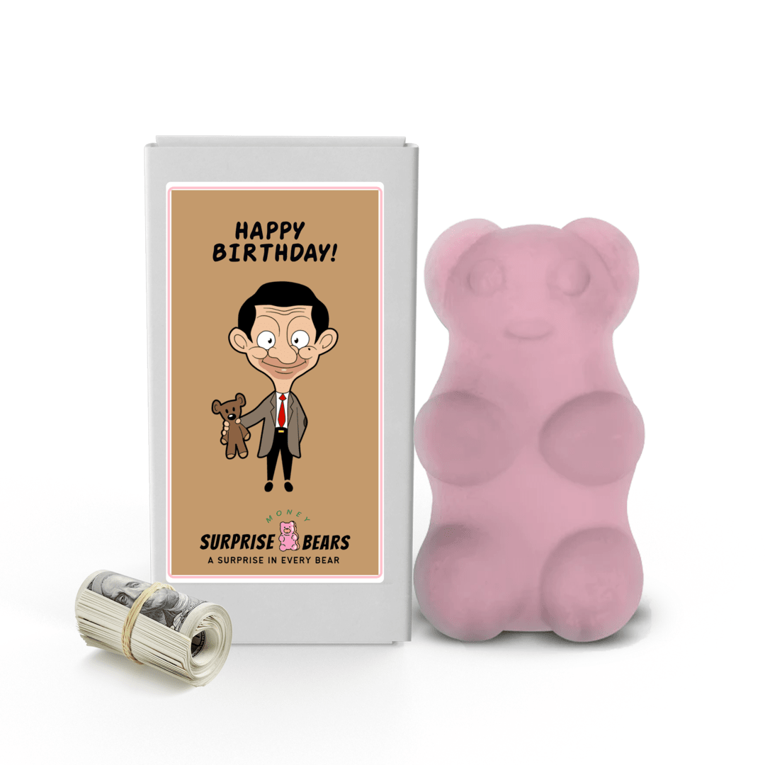 Happy Birthday Cash Surprise Bear