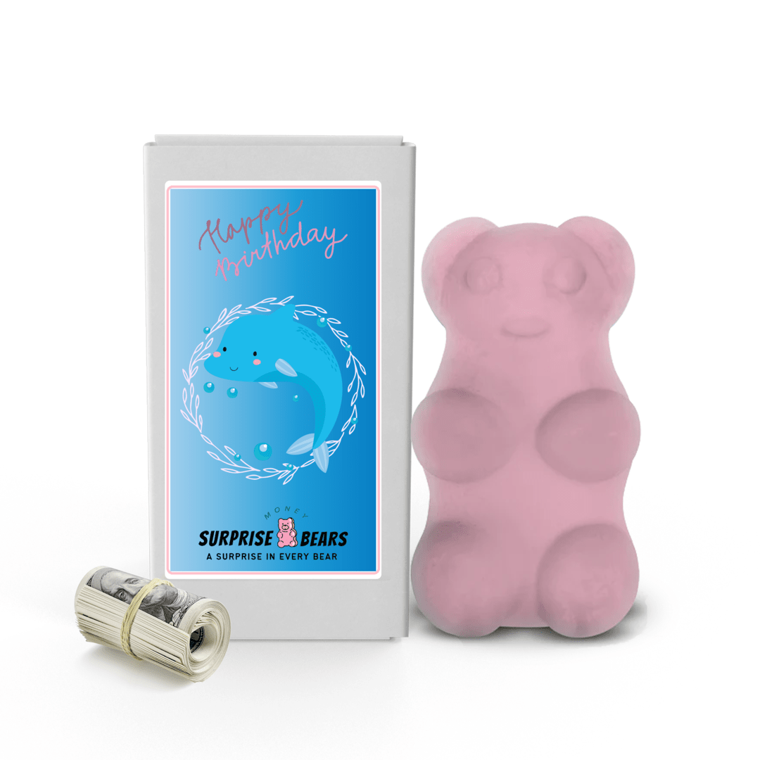 Happy Birthday Cash Surprise Bear