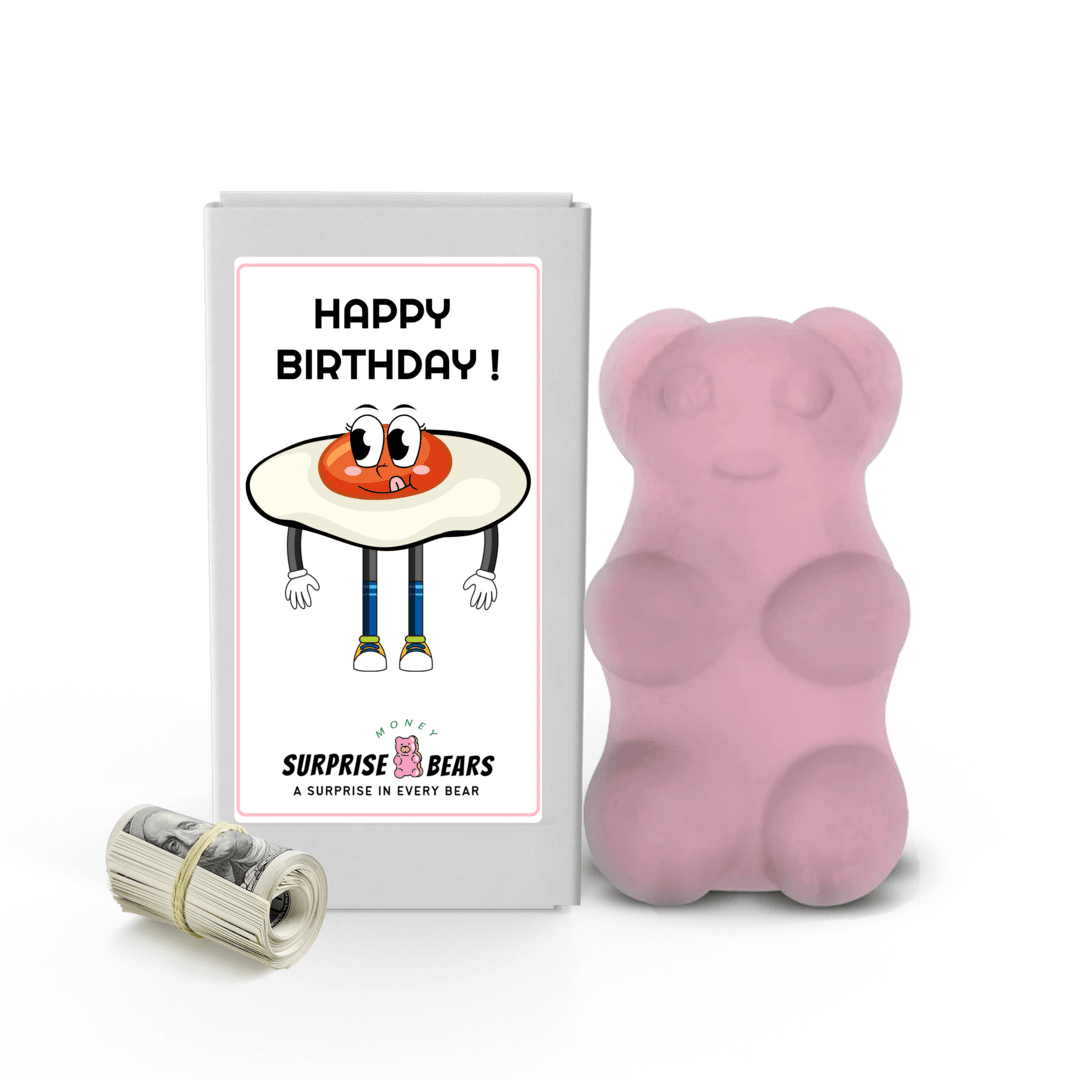 Happy Birthday Cash Surprise Bear