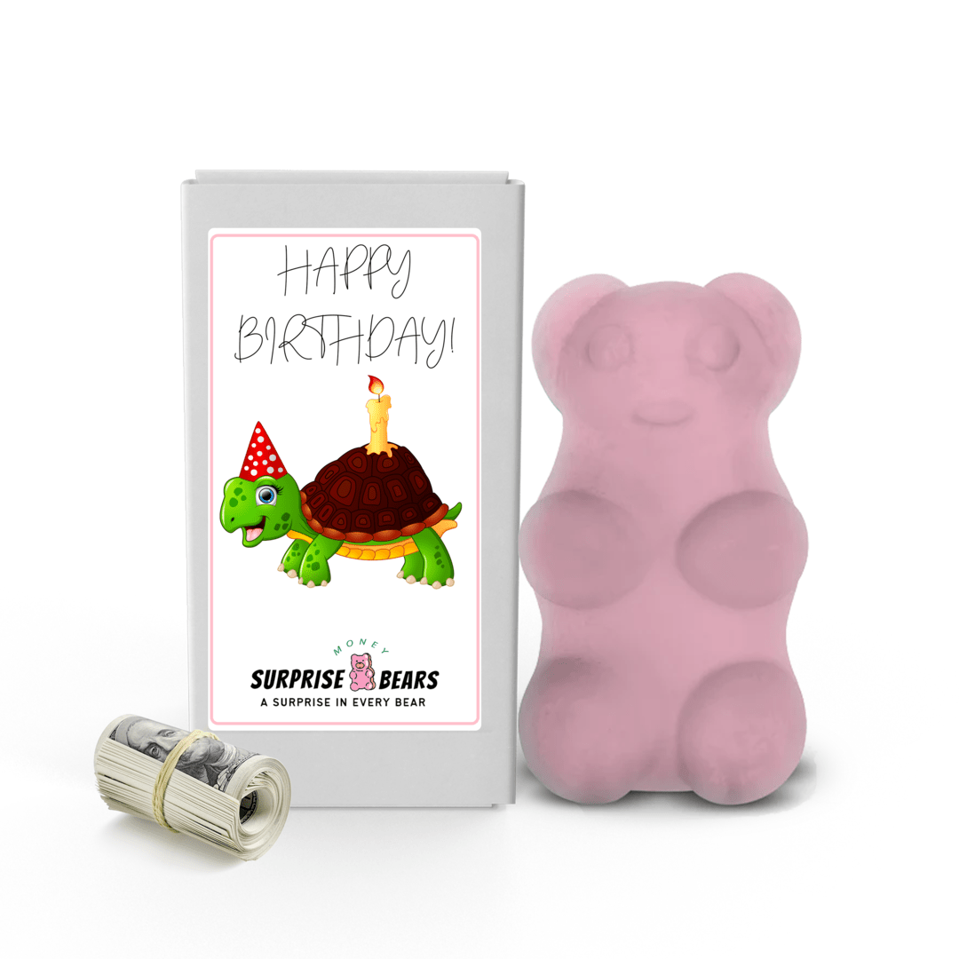 Happy Birthday Cash Surprise Bear