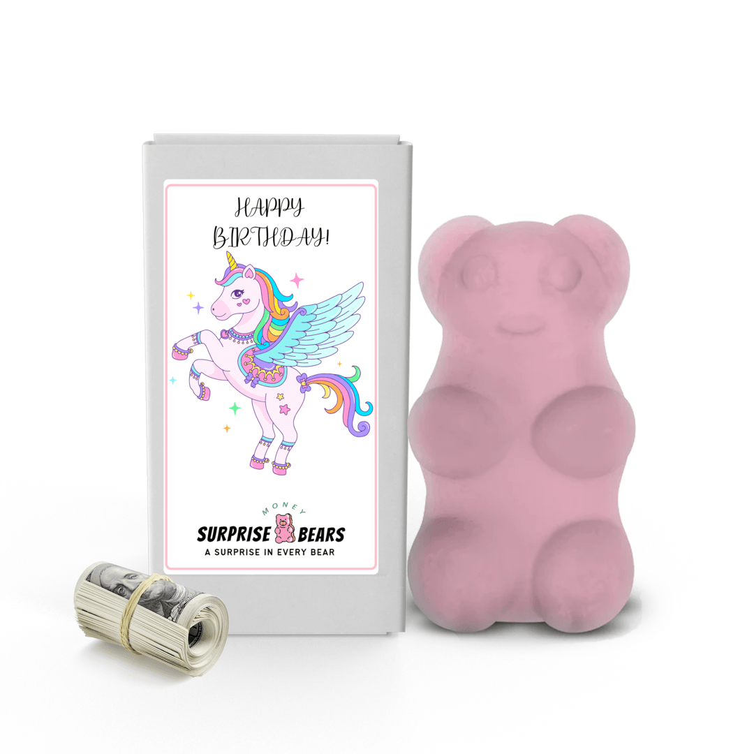 Happy Birthday Cash Surprise Bear
