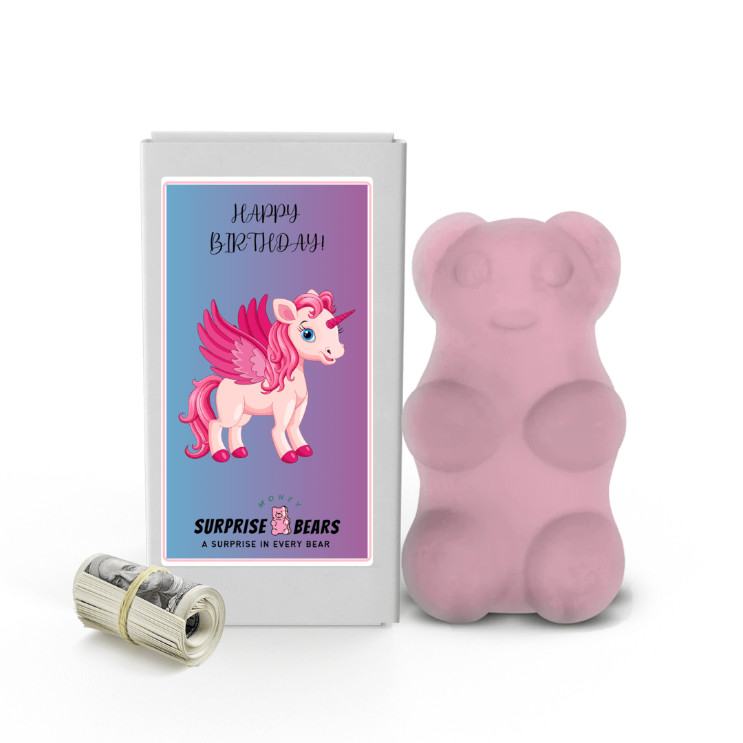 Happy Birthday Cash Surprise Bear