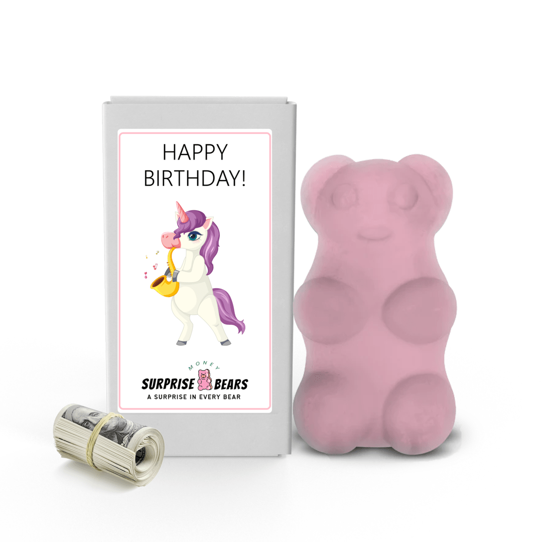 Happy Birthday Cash Surprise Bear