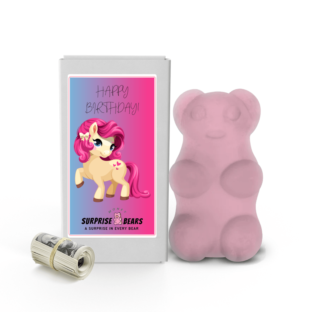 Happy Birthday Cash Surprise Bear