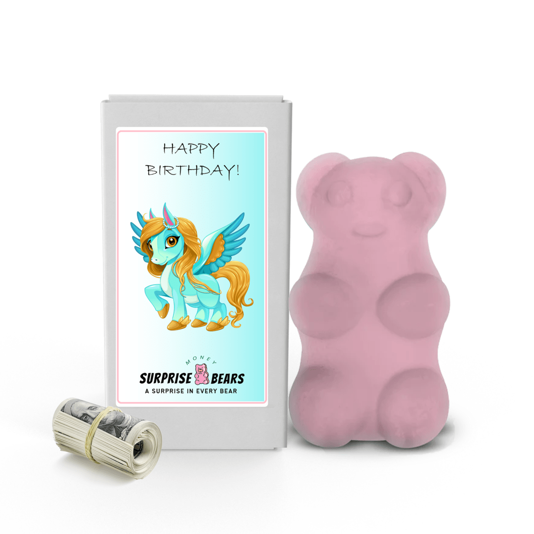 Happy Birthday Cash Surprise Bear