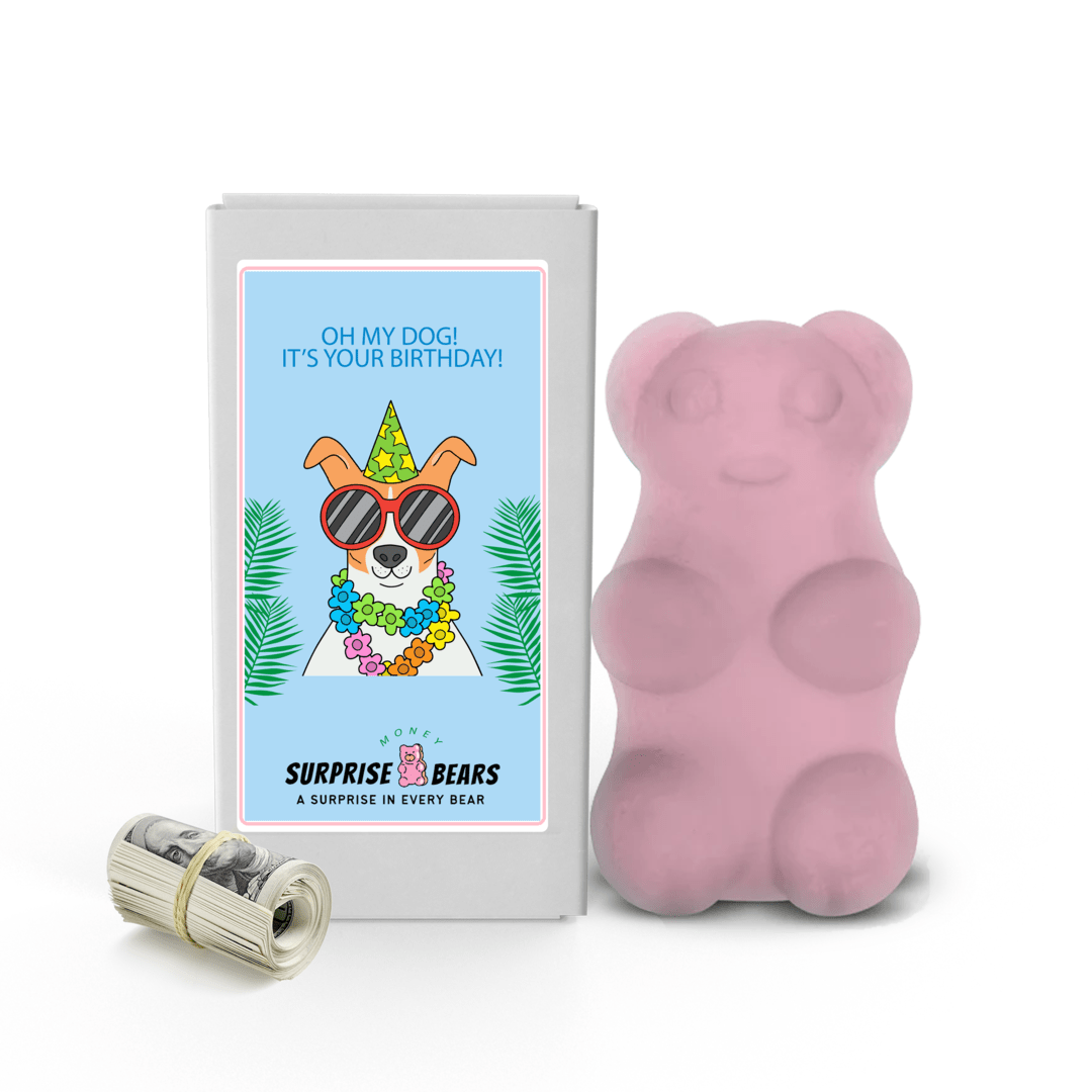 Happy Birthday Cash Surprise Bear