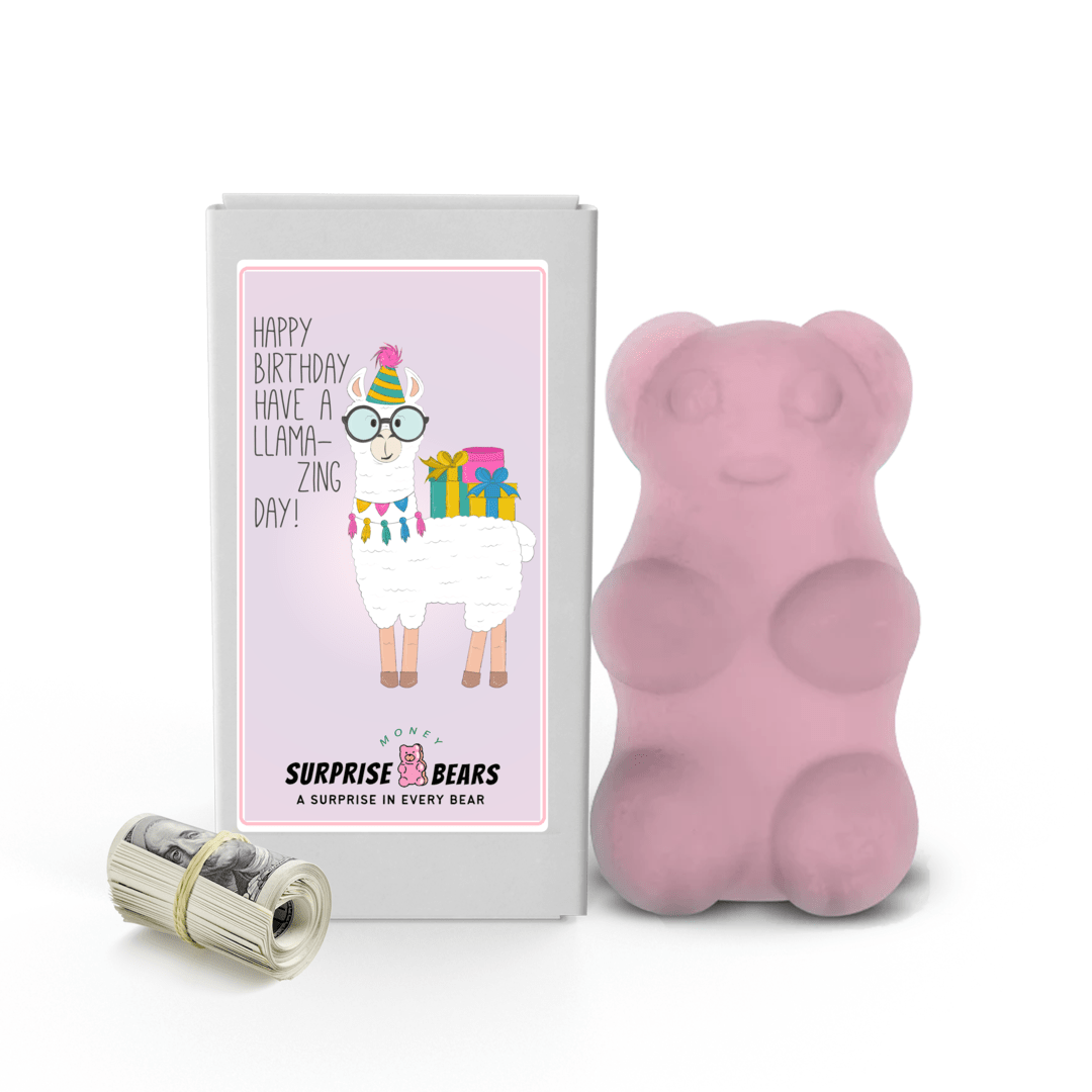 Happy Birthday Cash Surprise Bear
