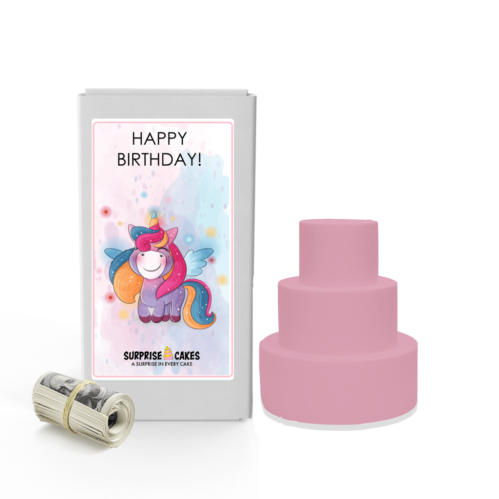 Happy Birthday 4 | Birthday Surprise Cash Cakes