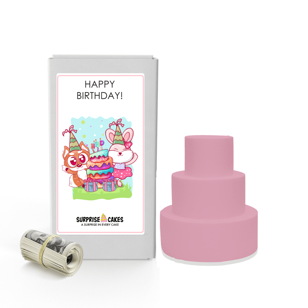 Happy Birthday 40 | Birthday Surprise Cash Cakes