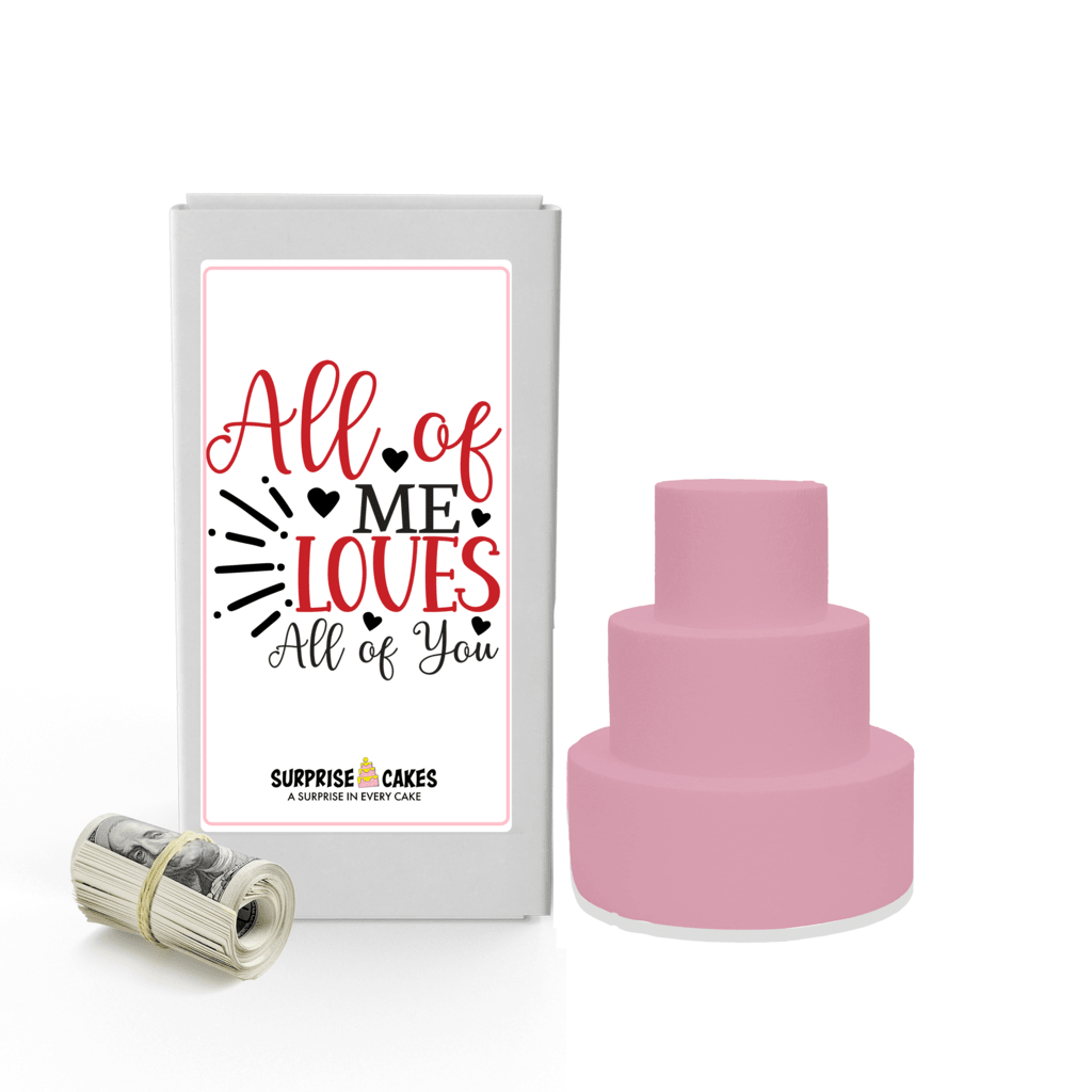 All of me Love All of You | Wedding Surprise Cash Cakes
