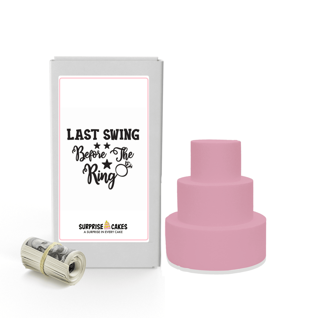 Last Swing Before the Ring | Wedding Surprise Cash Cakes