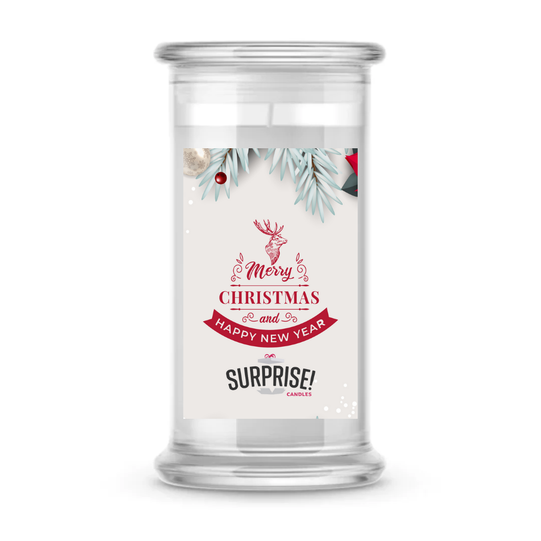 MERRY CHRISTMAS AND HAPPY NEW YEAR MERRY CHRISTMAS CANDLE