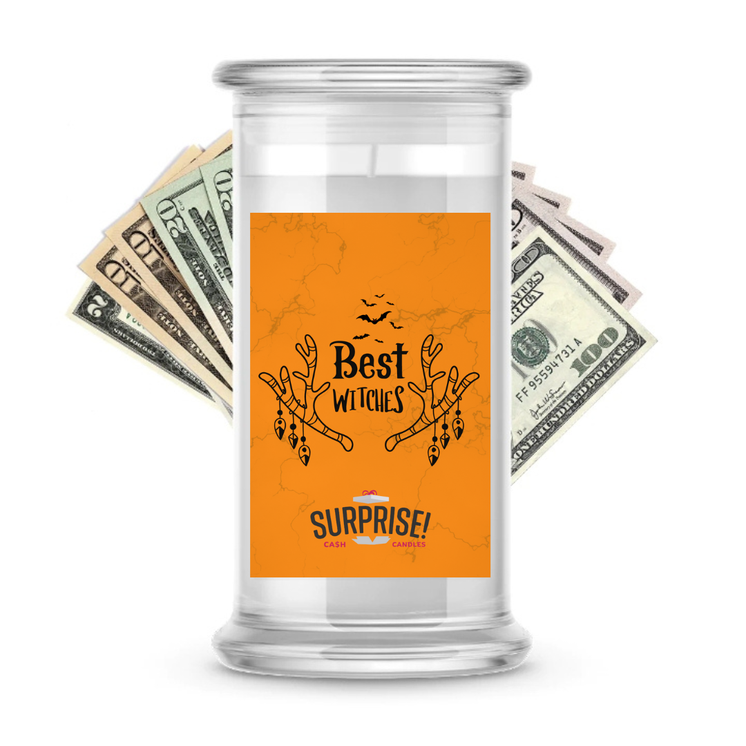 BEST WITCHES HALLOWEEN CASH CANDLE