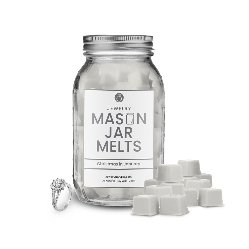Christmas in january | Mason Jar Jewelry Wax Melts