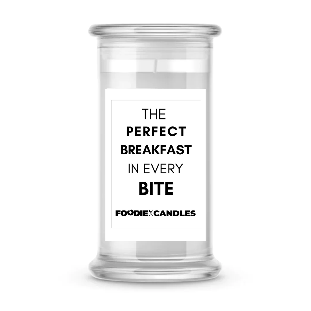 The perfect breakfast in every bite | Foodie Candles