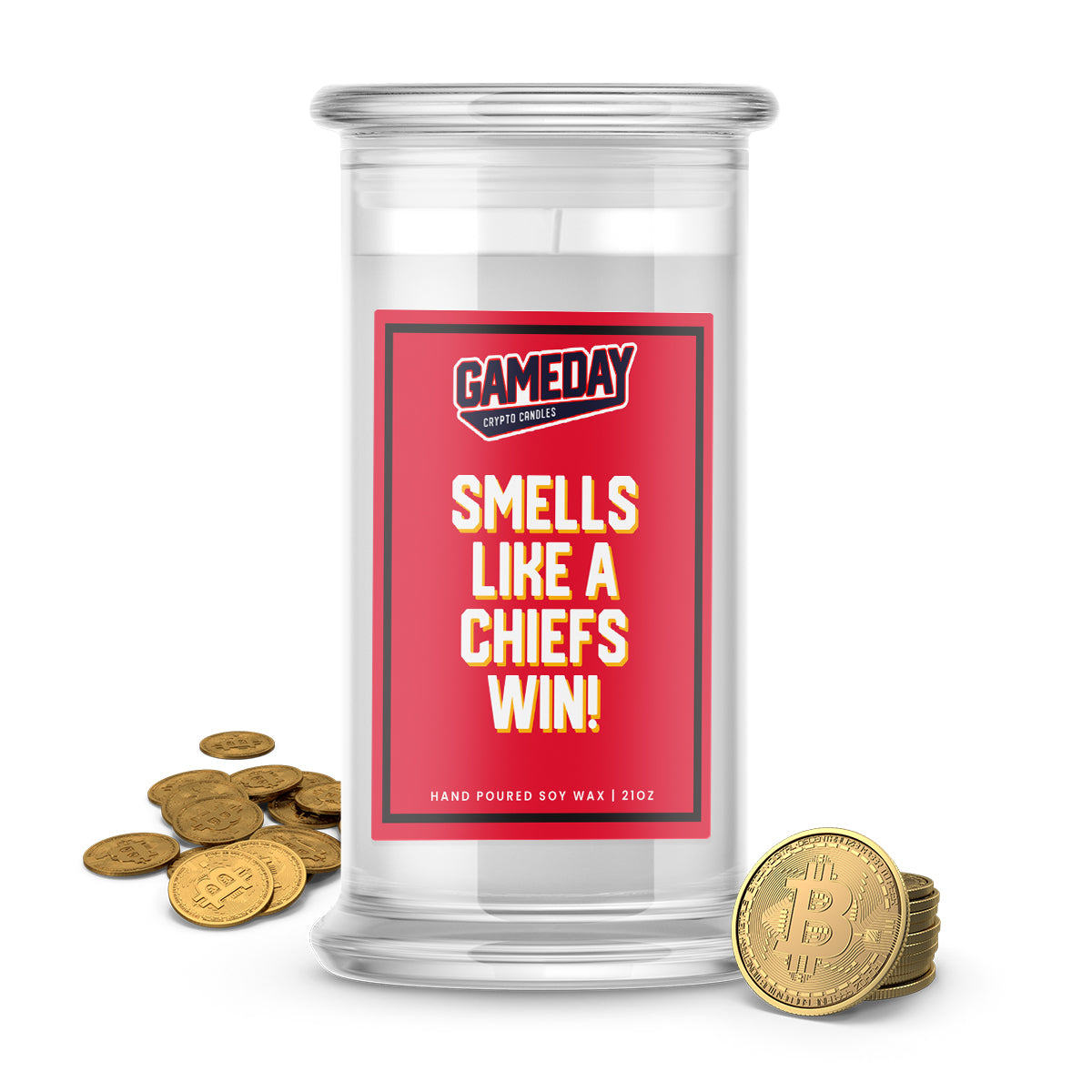 Kansas City Chiefs Game Day Crypto Candle