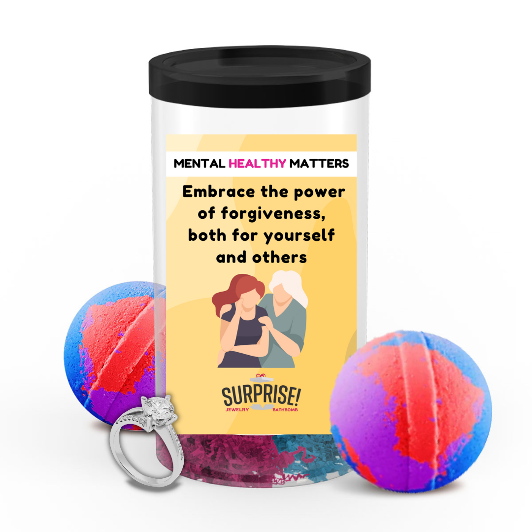 EMBRACE THE POWER OF FORGIVENESS, BOTH FOR YOURSELF AND OTHERS | MENTAL HEALTH JEWELRY BATH BOMBS