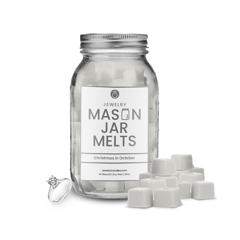 Christmas in october | Mason Jar Jewelry Wax Melts