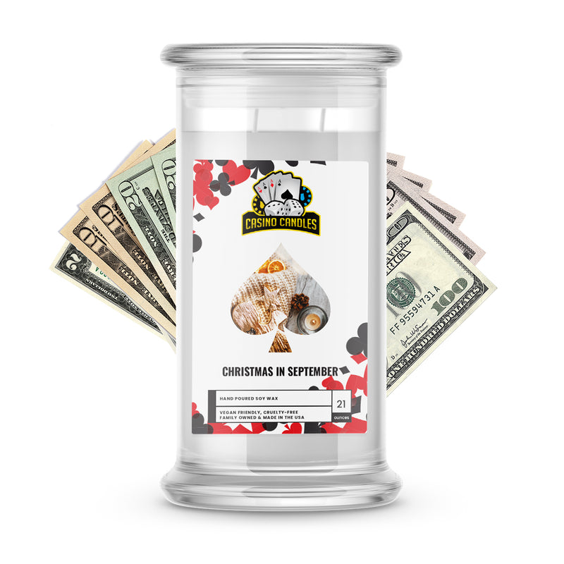 Christmas In September | Cash Casino Candles