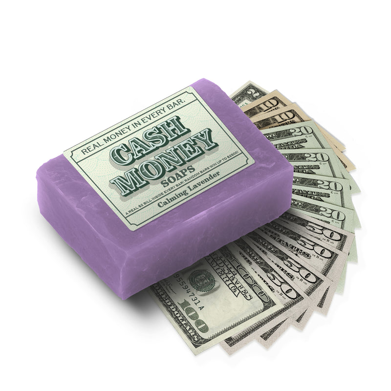 calming lavender money soap