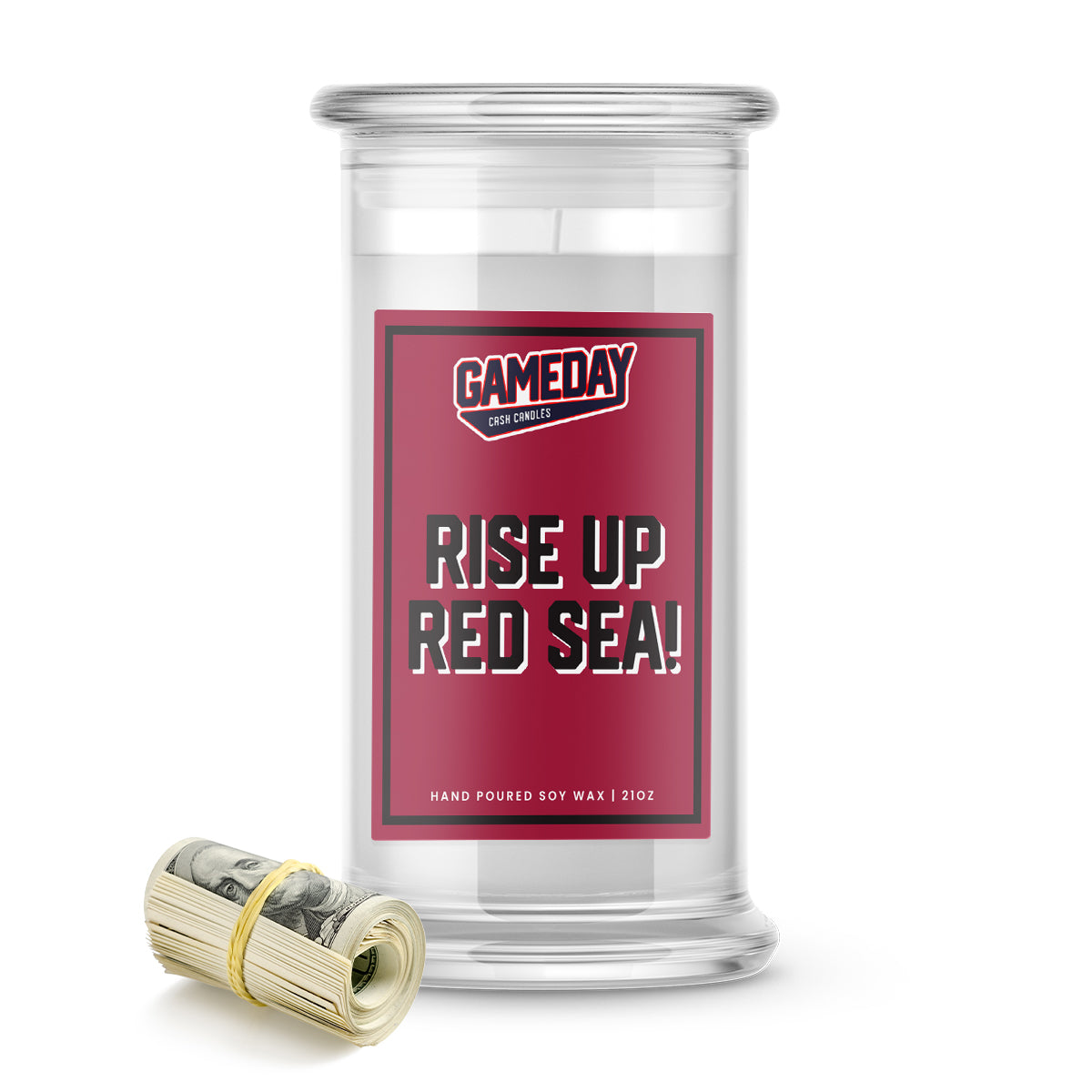 Arizona Cardinals RIDE UP RED SEA! Cash Candle