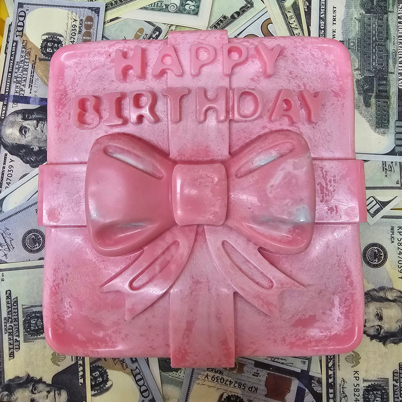 GIANT HAPPY BIRTHDAY CAKE CASH WAX MELT (WORLDS LARGEST!)