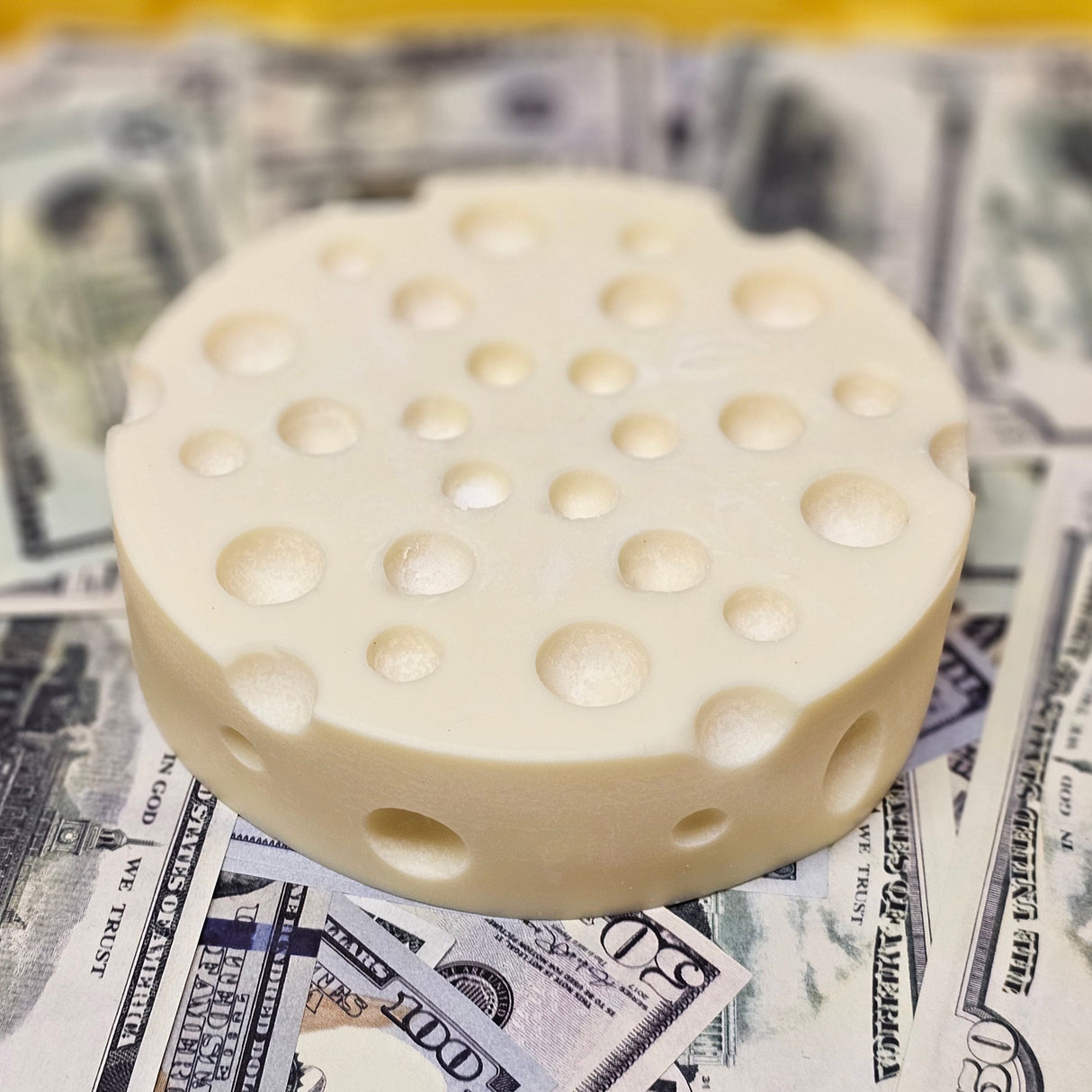 Giant Block Of Cheese Shaped Cash Wax Melt
