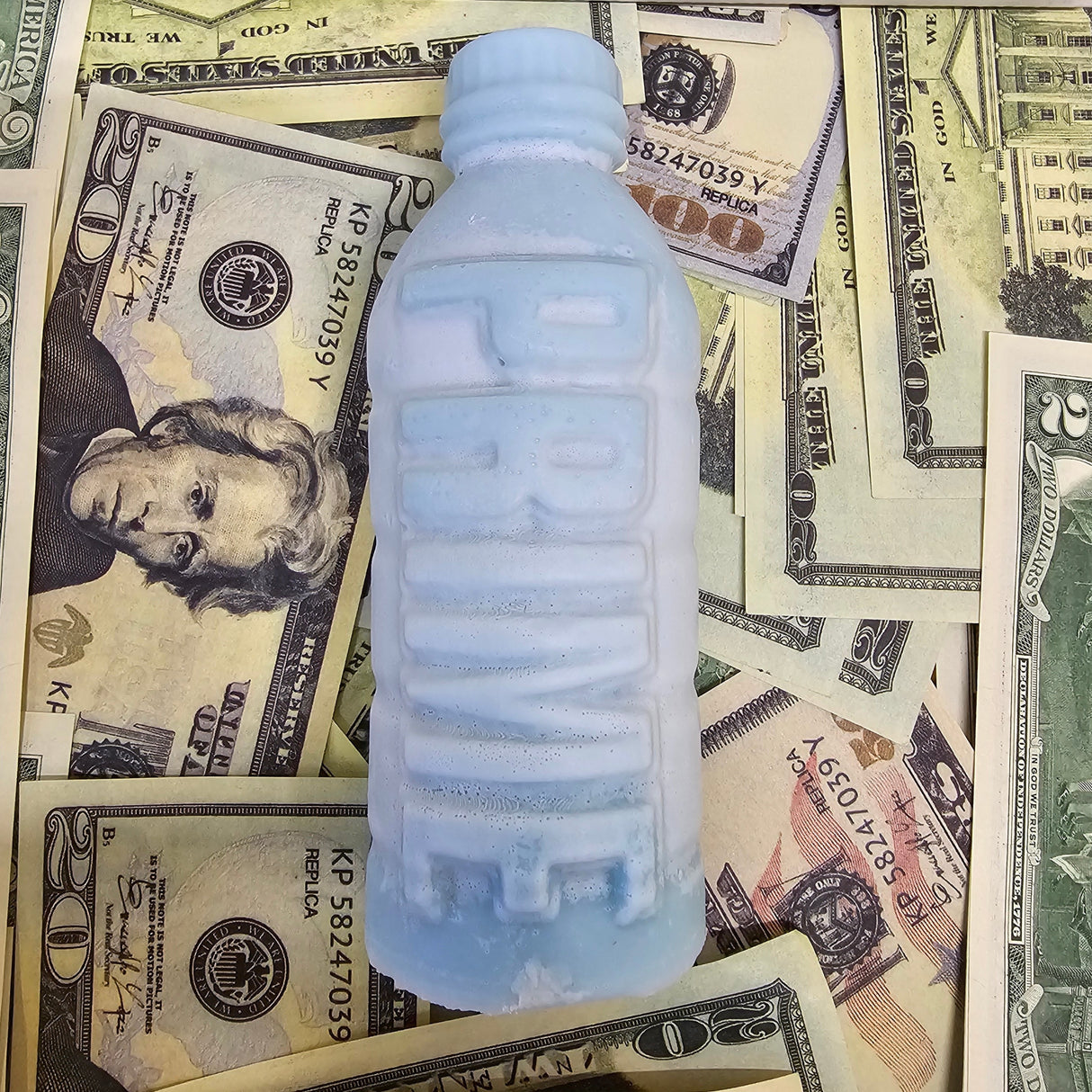 GIANT PRIME DRINK INSPIRED CASH WAX MELT (WORLD'S LARGEST)