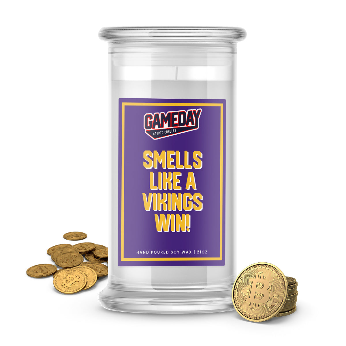 Minnesota Vikings Game Day Crypto Candle