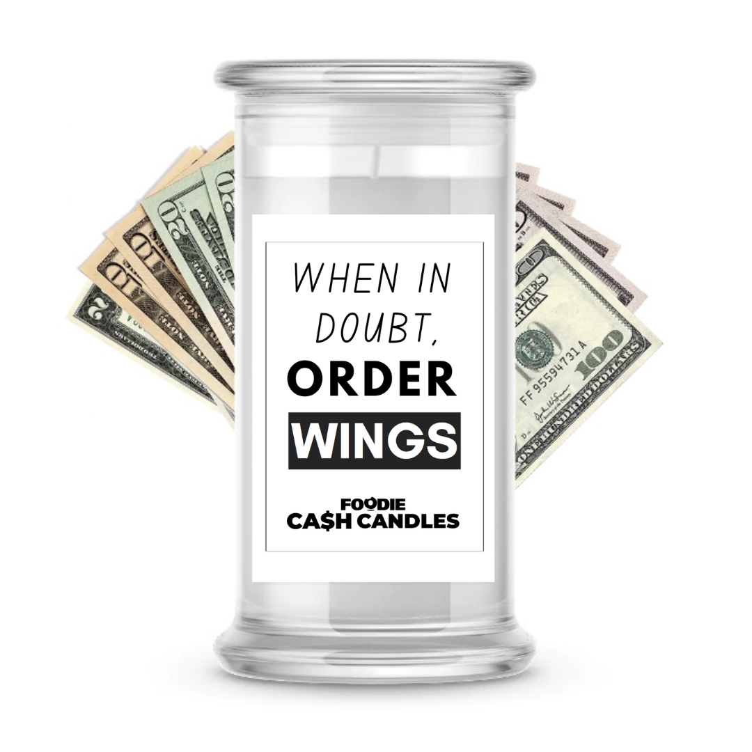 When it doubt, order wings | Foodie Cash Candles