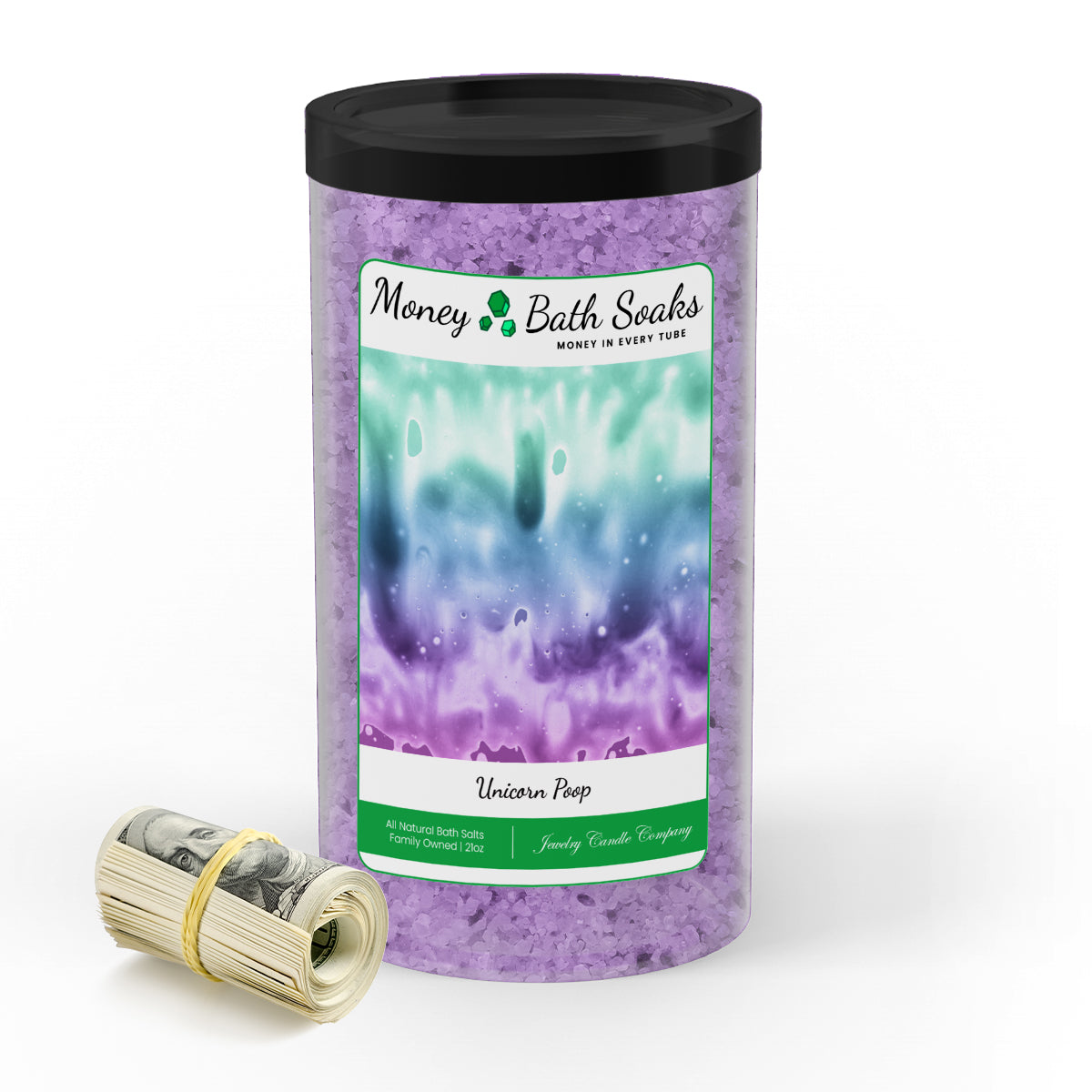 Unicorn Poop Money Bath Soaks