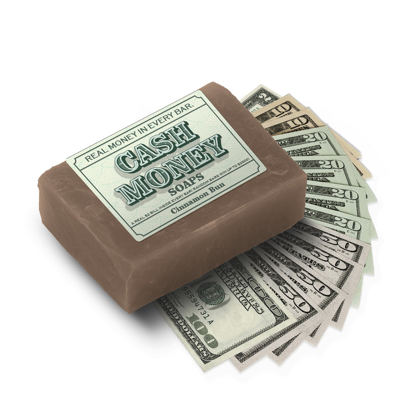 cinnamon bun cash money soap