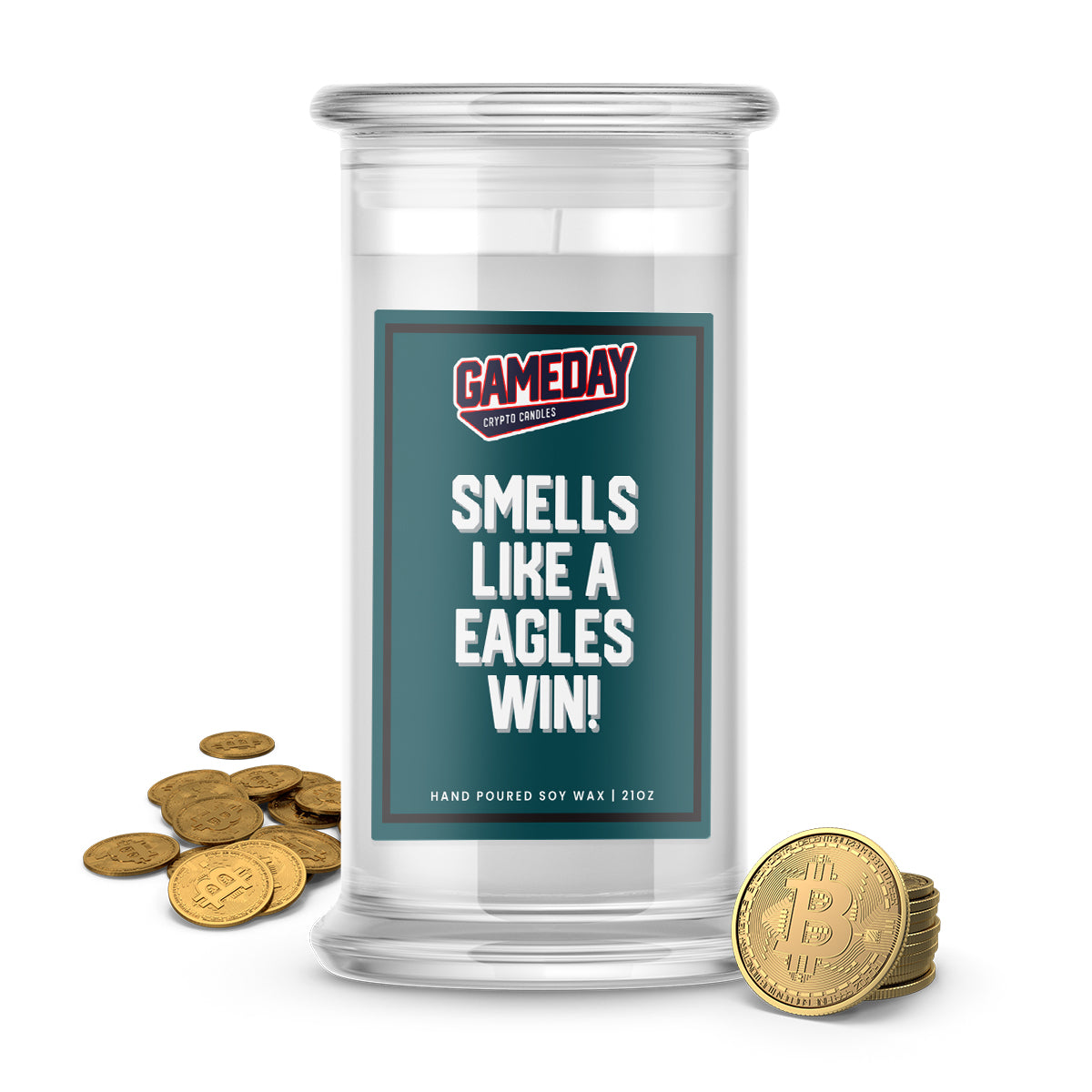 Philadelphia Eagles Game Day Crypto Candle