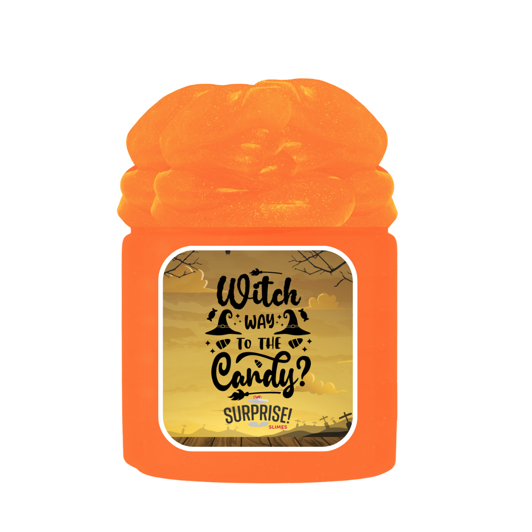WITCHES WAY TO THE CANDY HALLOWEEN SLIME