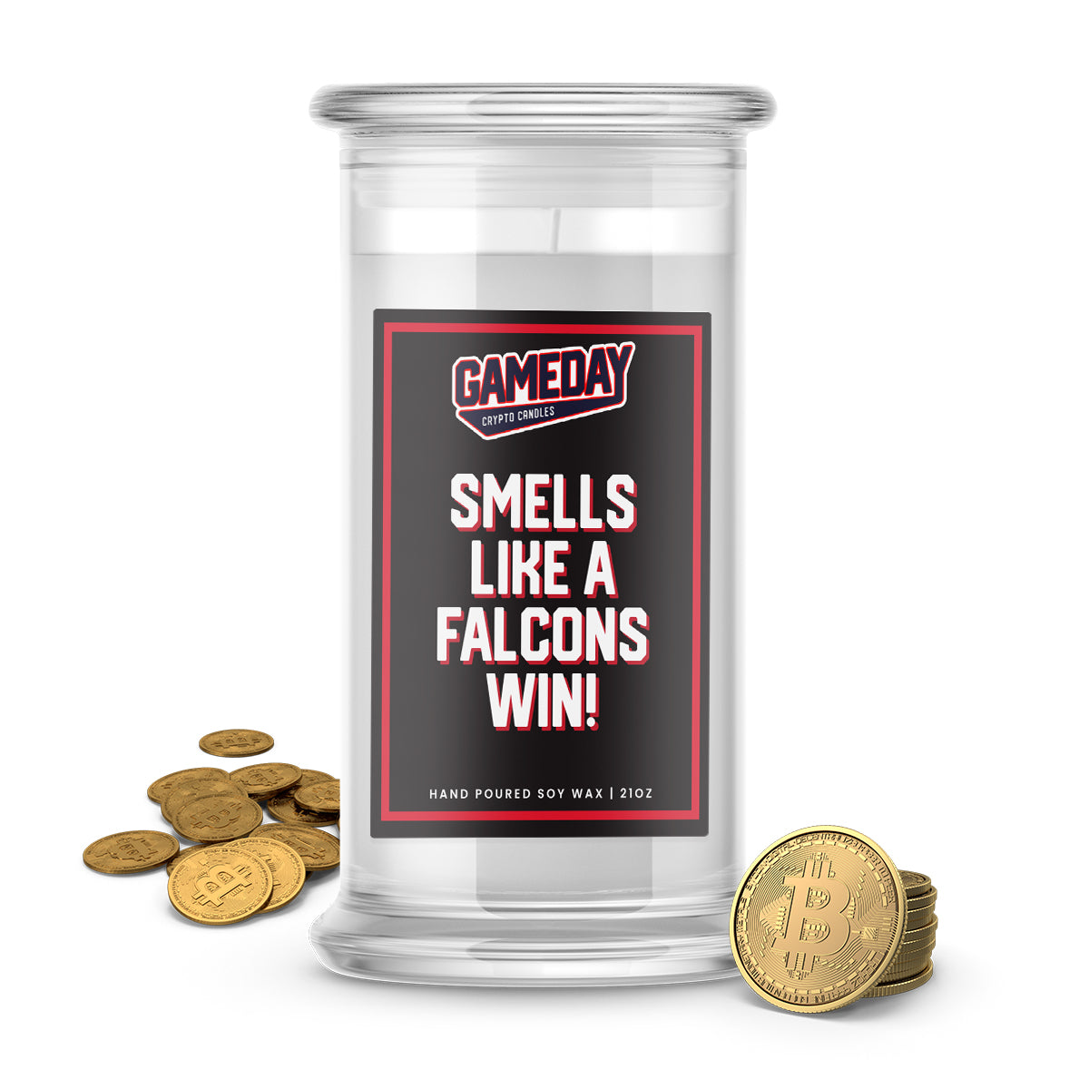Atlanta Falcons Game Day Crypto Candle