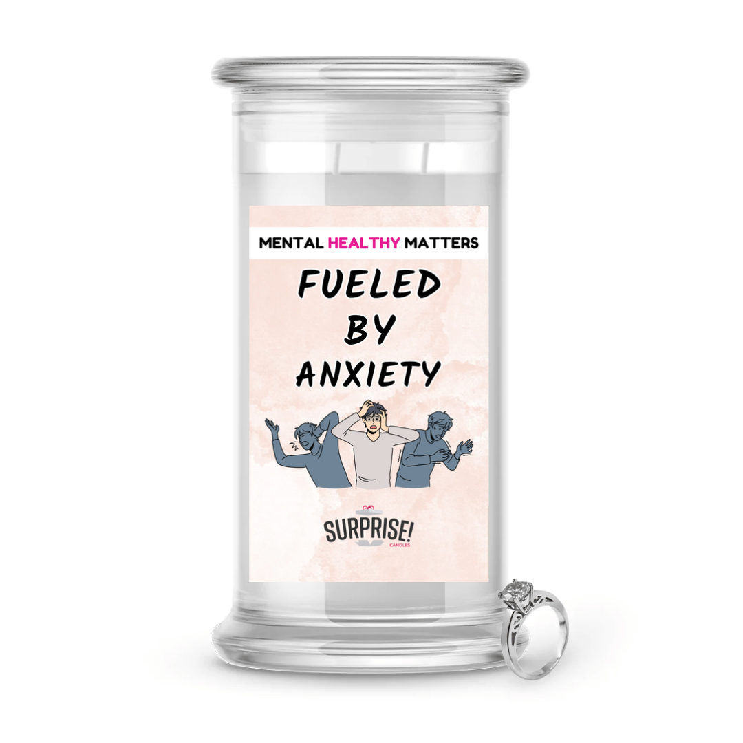 FUELED BY ANXIETY | MENTAL HEALTH JEWELRY CANDLES