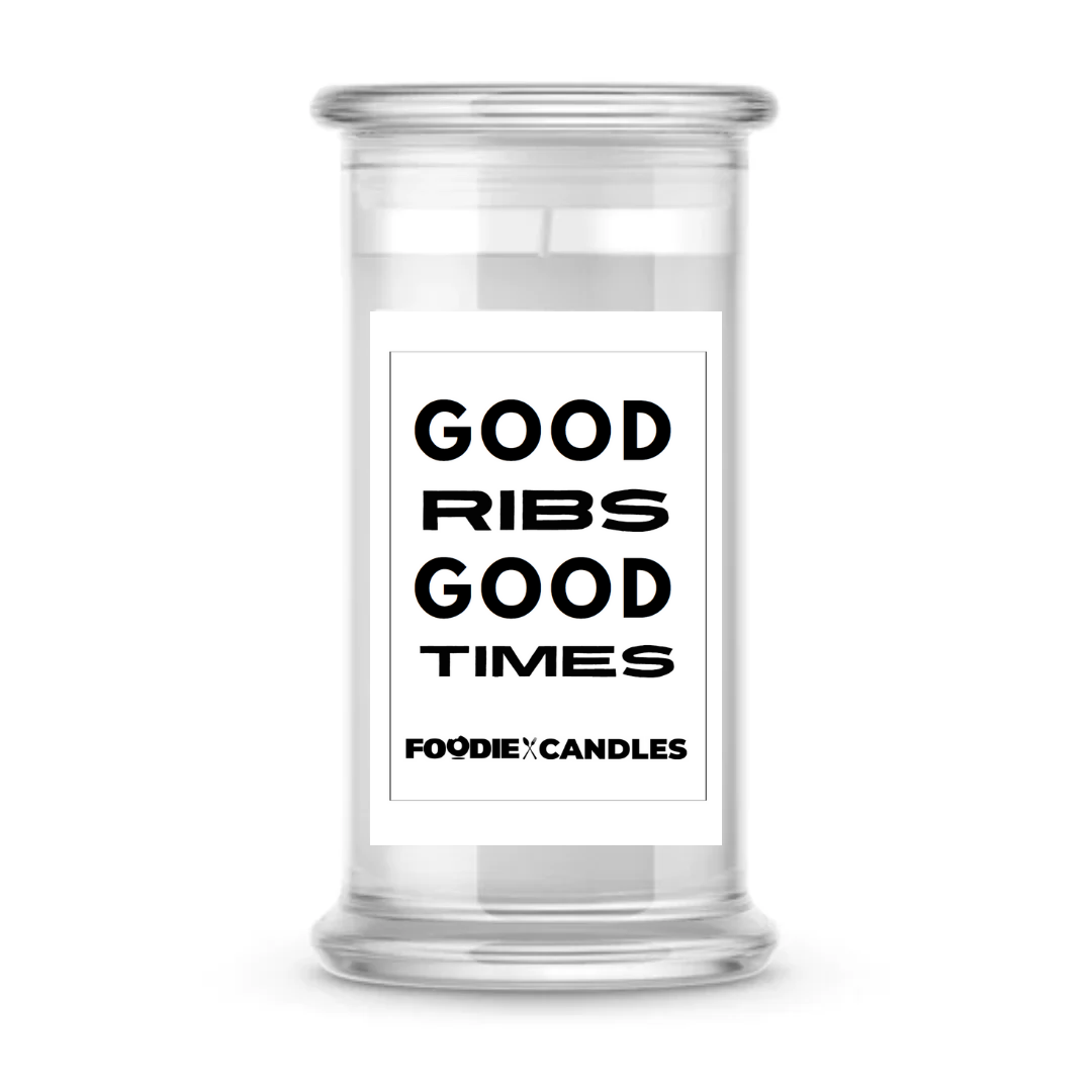 Good ribs good times | Foodie Candles